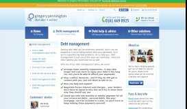 
							         Debt Management Plans: Professional Debt ... - Gregory Pennington								  
							    