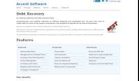 
							         Debt Recovery | Accent Software Ltd								  
							    
