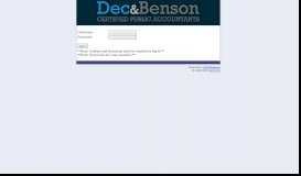 
							         Dec and Benson Client Portal :: Login » Powerd by Arz FileManager ...								  
							    