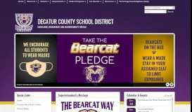 
							         Decatur County School District: Home								  
							    