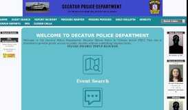 
							         Decatur Police Department P2C								  
							    