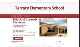 
							         December 23, 2016 - Terrace Elementary School								  
							    
