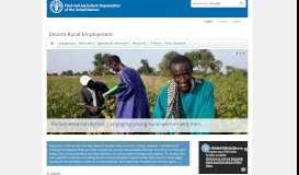 
							         Decent Rural Employment | Food and Agriculture Organization of the ...								  
							    