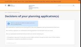 
							         Decisions of your planning application(s) | Westminster City Council								  
							    