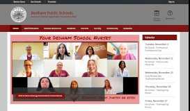 
							         Dedham Public Schools / Homepage								  
							    