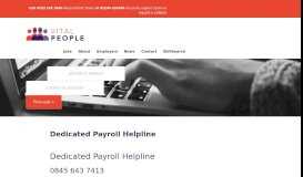 
							         Dedicated Payroll Helpline - Vital People								  
							    
