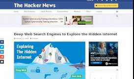 
							         Deep Web Search Engines to Explore the Hidden Internet								  
							    