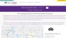 
							         Deepti Bhasin, MD, Inc. – NeuroStar								  
							    