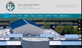 
							         Deer Valley High School / Homepage - Antioch Unified School District								  
							    