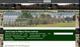 
							         Defence Centre of Training Support – Boot Camp & Military Fitness ...								  
							    