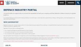 
							         Defence Industry Portal | Ministry of Defence Website								  
							    