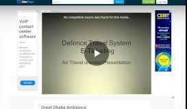 
							         Defence Travel System E-Ticketing - ppt video online download								  
							    