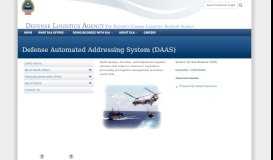 
							         Defense Automatic Addressing System (DAAS) - DLA								  
							    