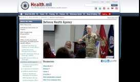 
							         Defense Health Agency | Health.mil								  
							    