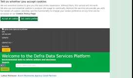 
							         Defra Data Services Platform								  
							    