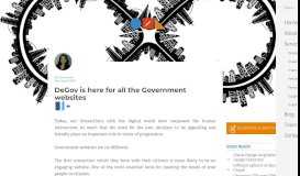 
							         DeGov is here for all the Government websites - OpenSense Labs								  
							    