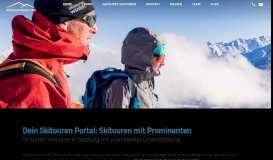 
							         Dein Skitouren Portal: Skitouren mit Prominenten - Skitourenwinter								  
							    