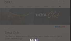 
							         DEKA Club - The Portal Reserved to Physicians using DEKA's ...								  
							    