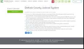 
							         DeKalb County Judicial System | DeKalb County, GA								  
							    