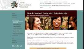 
							         Dekalb Medical Designated Baby-Friendly - Atlanta Gynecology ...								  
							    