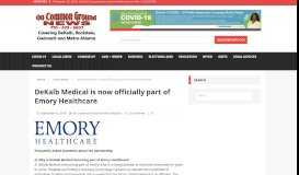 
							         DeKalb Medical is now officially part of Emory Healthcare - On ...								  
							    