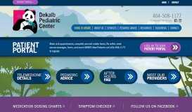 
							         DeKalb Pediatrics | Full service pediatric practice providing ...								  
							    