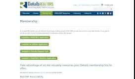 
							         DeKalb Realtors » Membership								  
							    