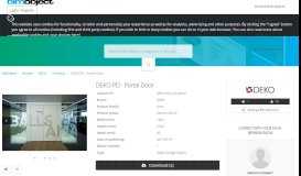 
							         DEKO PD - PORTAL DOOR (DEKO) | Free BIM object for Revit, Revit ...								  
							    