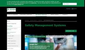 
							         DEKRA North America Safety Management Systems								  
							    