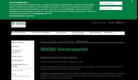 
							         DEKRA Serviceportal - Einfach online den Überblick behalten								  
							    
