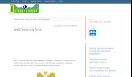 
							         DeKUT e-Learning Portal Dedan Kimathi University of Technology								  
							    