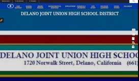 
							         Delano Joint Union High School District / Homepage								  
							    