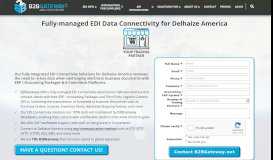 
							         Delhaize America Fully-managed EDI | B2BGateway								  
							    