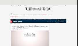 
							         Delhi govt to start online RTI portal - The Hindu								  
							    