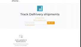 
							         Delhivery Tracking - AfterShip								  
							    