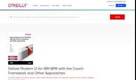 
							         Deliver Modern UI for IBM BPM with the Coach Framework and Other ...								  
							    