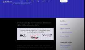 
							         Deliverability to Verizon Addresses after Migration to AOL | GlockApps								  
							    