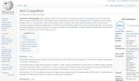 
							         Dell Compellent - Wikipedia								  
							    