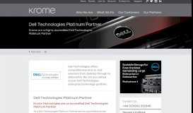 
							         Dell EMC Platinum Partner - Dell EMC Consultancy Krome								  
							    