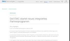 
							         Dell EMC startet neues, integriertes Partnerprogramm								  
							    