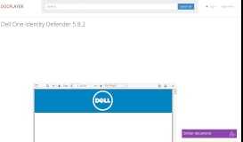 
							         Dell One Identity Defender PDF - DocPlayer.net								  
							    