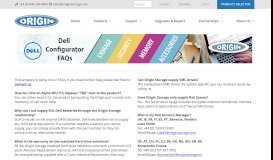 
							         Dell Product Portal - FAQs - Origin Storage								  
							    