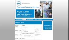
							         Dell SecureWorks Customer Security Summit - New York								  
							    