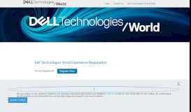 
							         Dell Technologies World 2019 Registration								  
							    