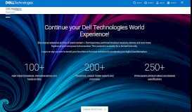 
							         Dell Technologies World 2020 Conference | Las Vegas, May 4 – 7 ...								  
							    