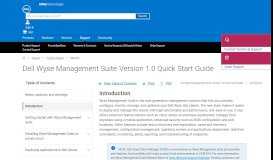 
							         Dell Wyse Management Suite Version 1.0 Quick Start Guide								  
							    