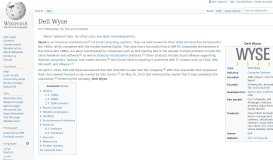
							         Dell Wyse - Wikipedia								  
							    