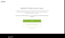 
							         Deloitte Private Connect - Login								  
							    