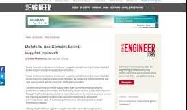 
							         Delphi to use Covisint to link supplier network | The Engineer The ...								  
							    