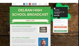 
							         Delran High School Broadcast | Smore Newsletters								  
							    